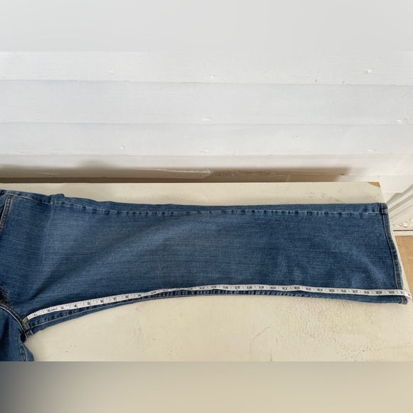 Mid-Rise Flare Lucky Brand Dungarees by Gene Monestano - Picture 10 of 11